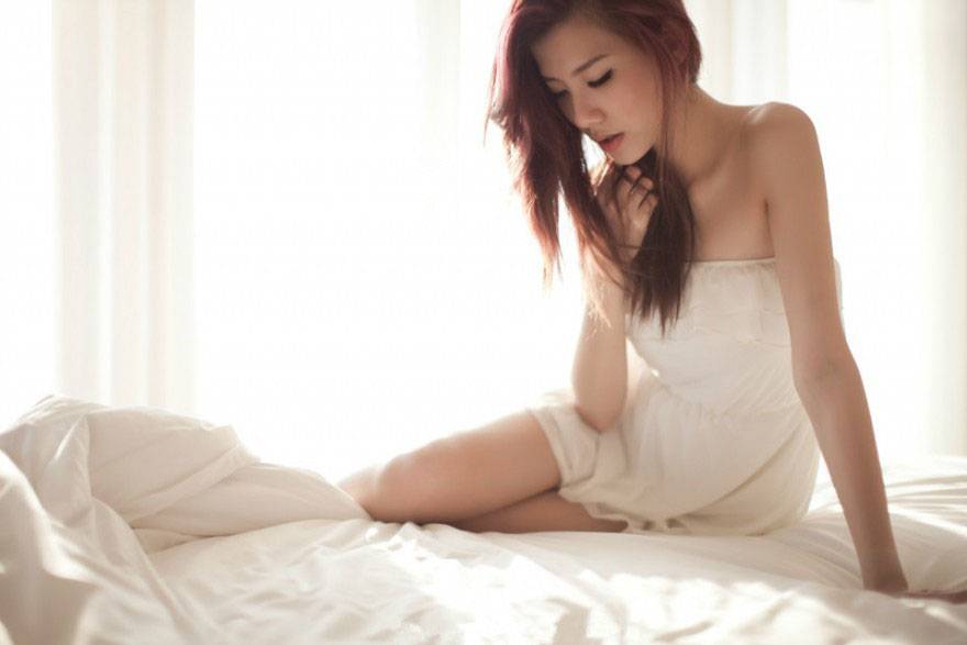 清新气质的靓丽美妞