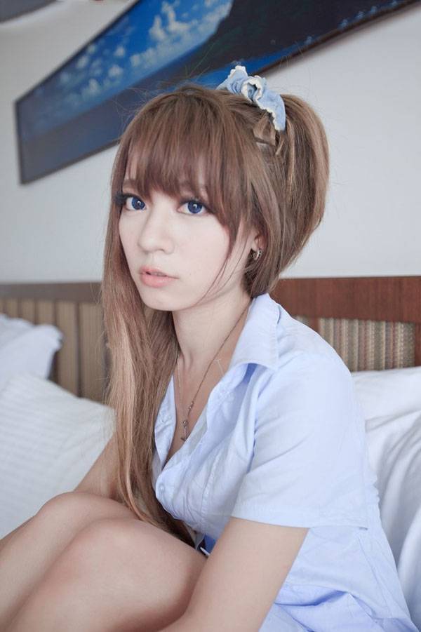 蓝眼美女迷人心弦-3