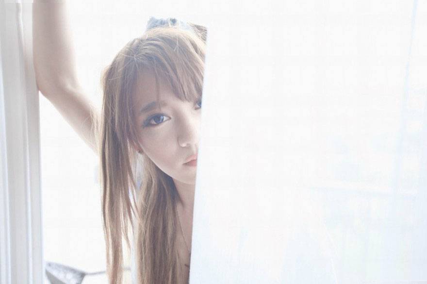 蓝眼美女迷人心弦-8