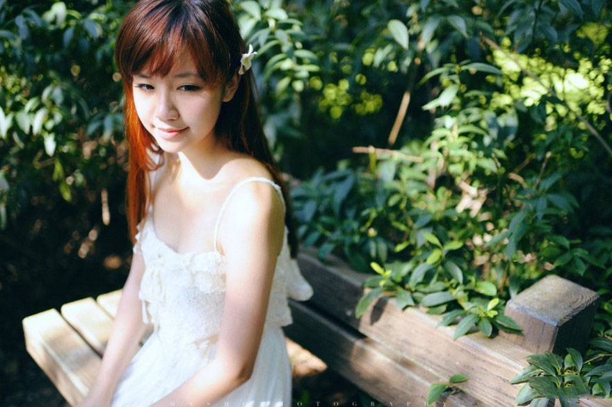 清爽夏天的纯美少女-9