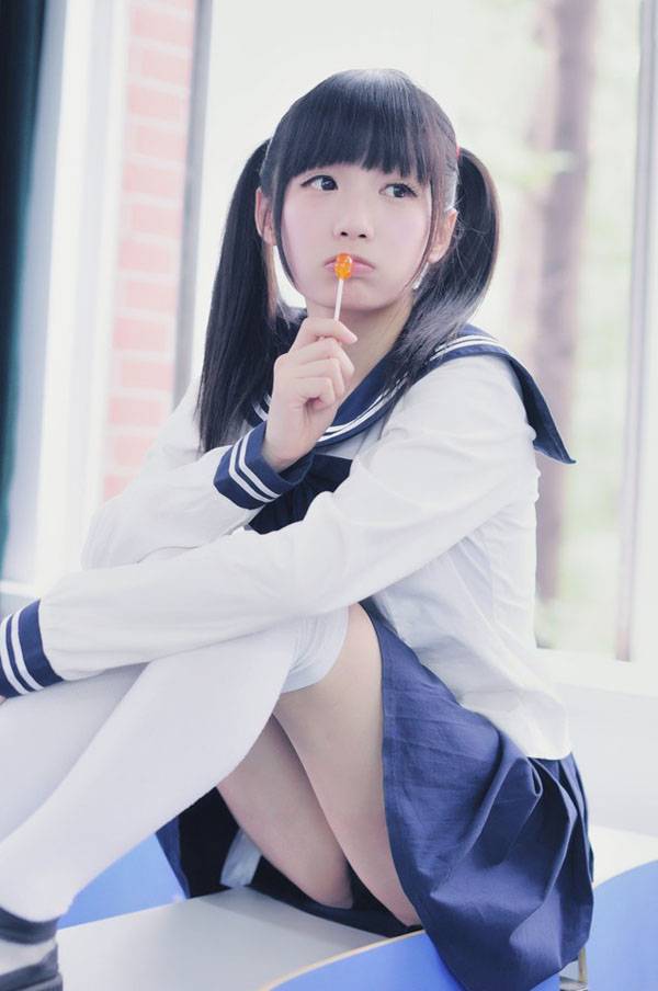 情迷校园可爱的女生-6