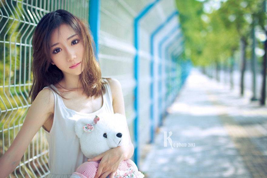 可爱少女和小熊的缘分-5