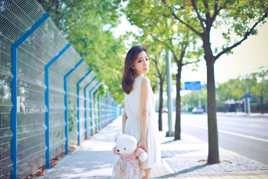 可爱少女和小熊的缘分-7