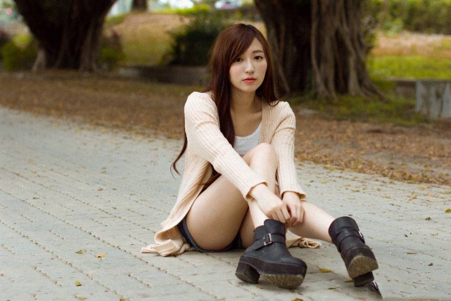 清晨早安的甜美少女-3