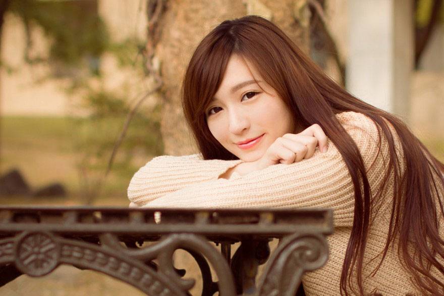 清晨早安的甜美少女-4