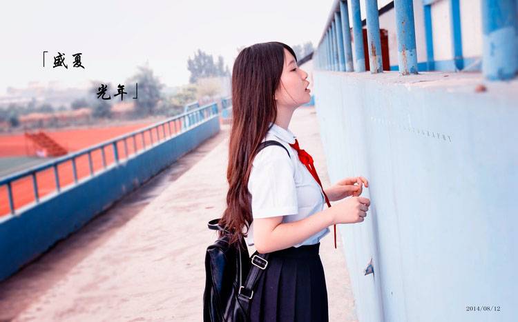 夏日清新可爱的学生装-2