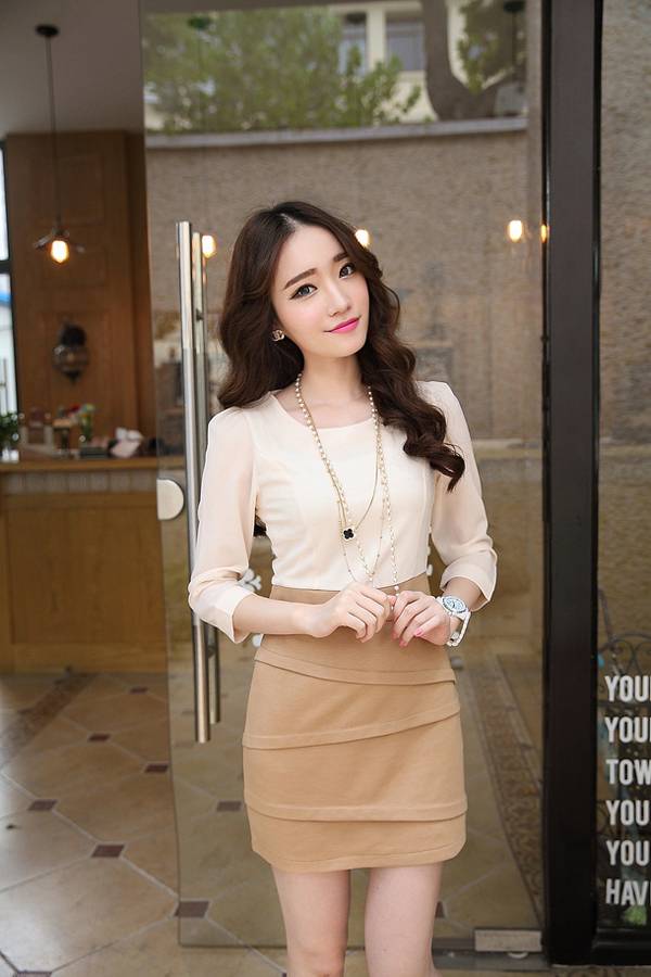 杭州模特萌妹街拍韩风-3