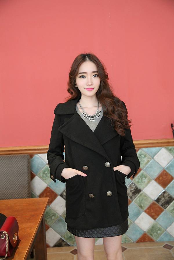 杭州模特萌妹街拍韩风-8