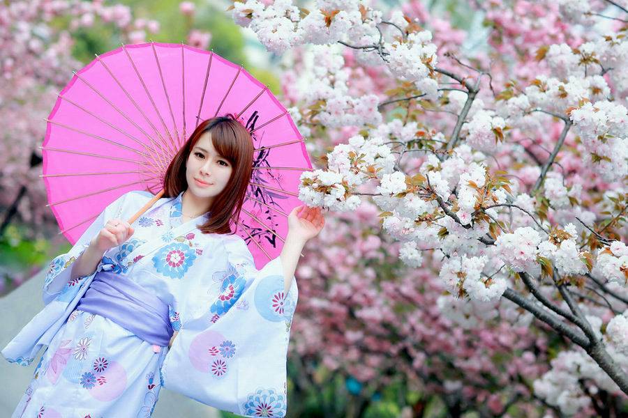 粉嫩美女迷人街拍唯美写真-7