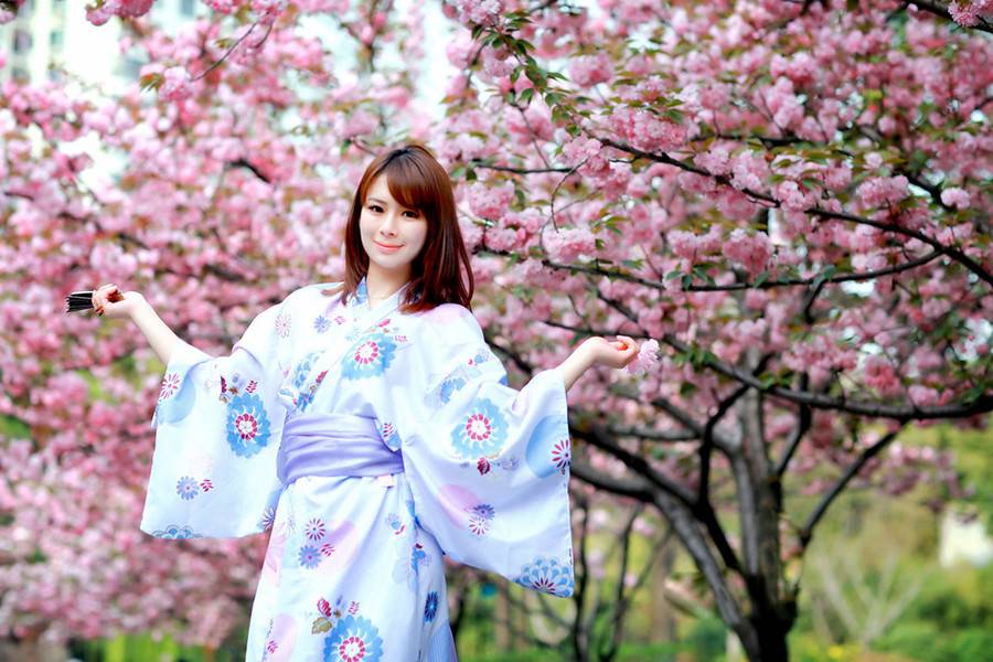 粉嫩美女迷人街拍唯美写真-8