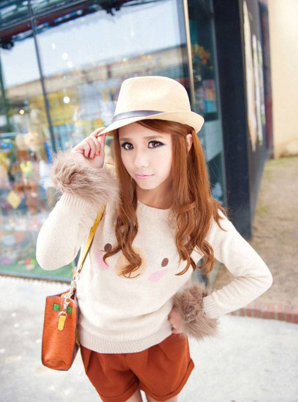 潮流时尚 美女莎莎街头写真-4