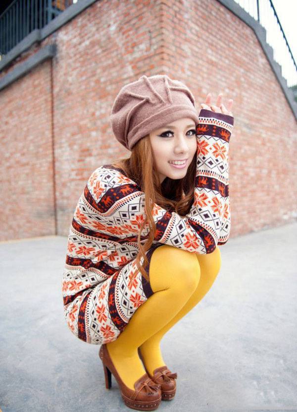 潮流时尚 美女莎莎街头写真-6