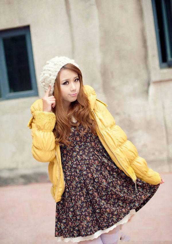 潮流时尚 美女莎莎街头写真-9