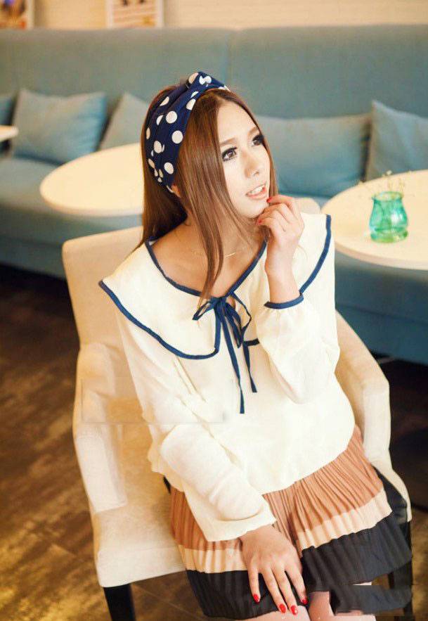 清纯可爱美女莎莎漂亮仙女裙写-3