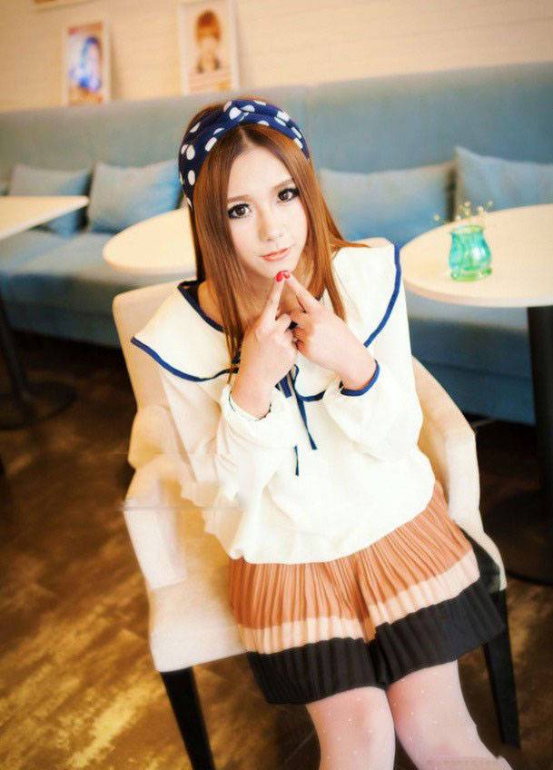 清纯可爱美女莎莎漂亮仙女裙写-8