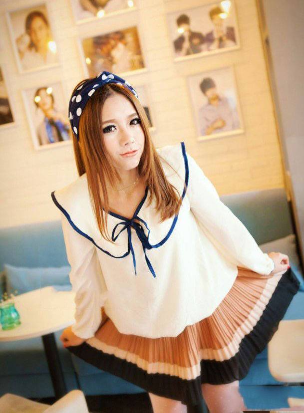 清纯可爱美女莎莎漂亮仙女裙写-10