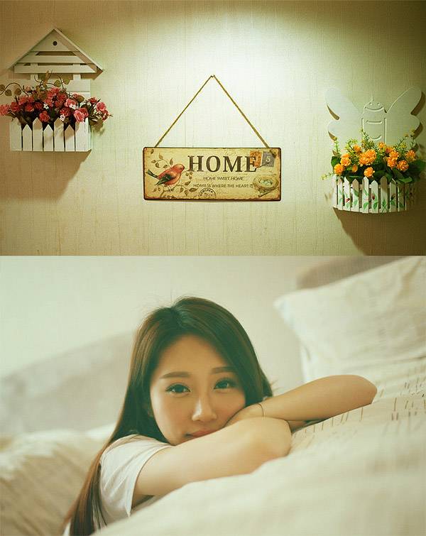 清纯MM居家迷人私房诱惑照-8