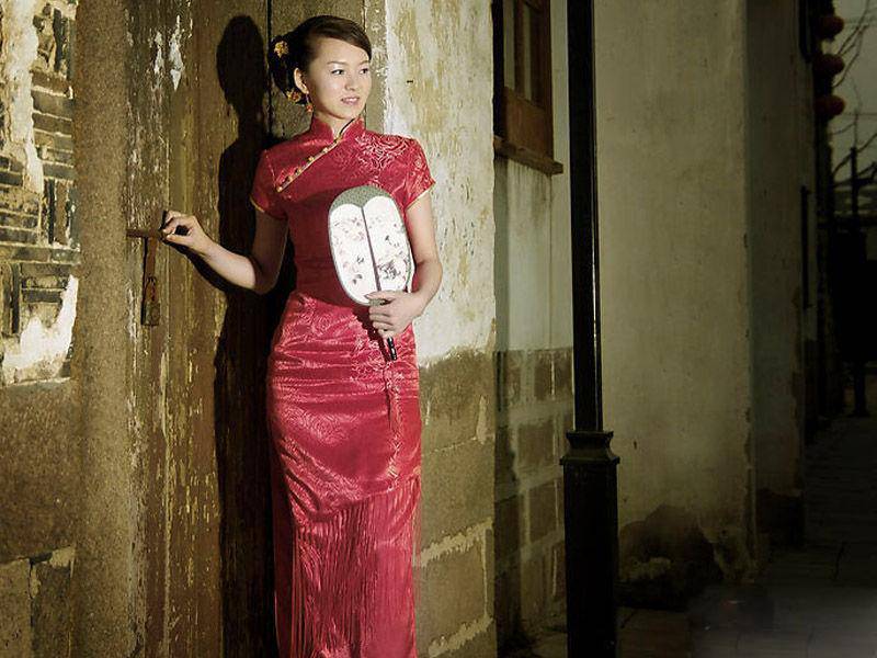 花样少女性感旗袍装-9