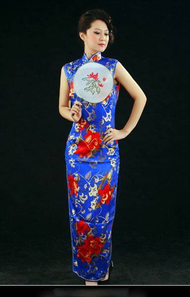 诗舞翩翩旗袍美女-4