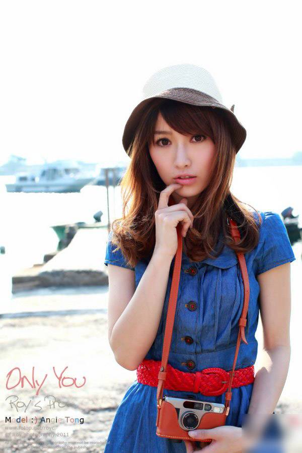 街头清秀美女各种自拍-5