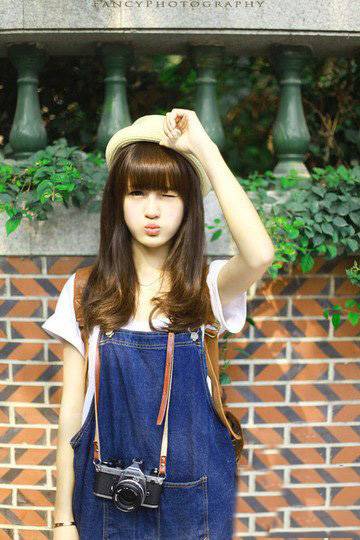 一组可爱小清新妹子很迷人-3