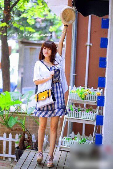 阳光穿过林荫小岛偶遇纯美同学-4