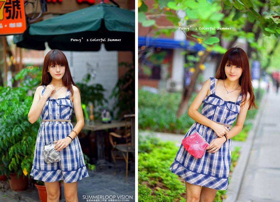 阳光穿过林荫小岛偶遇纯美同学-6