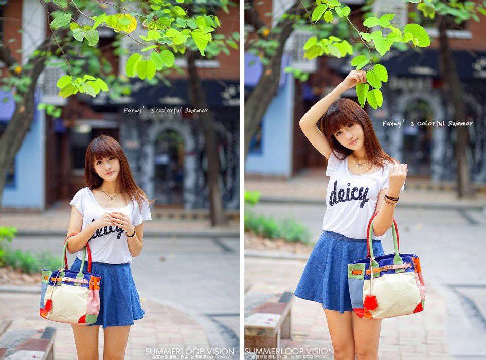 阳光穿过林荫小岛偶遇纯美同学-8