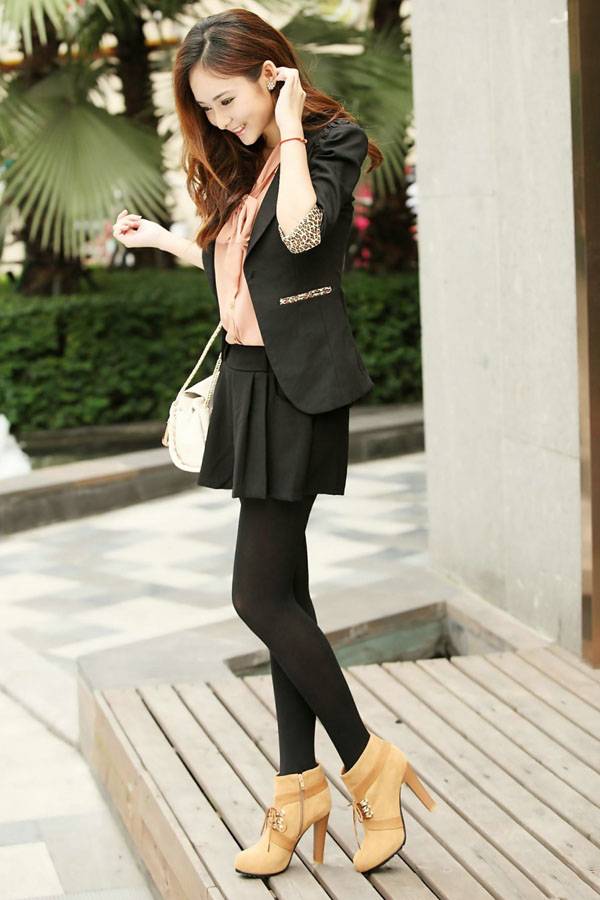 街拍时尚美女娇而不媚的庄重-4