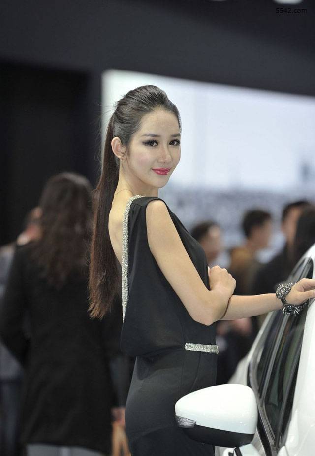 性感车模透视装现完美曲线-2