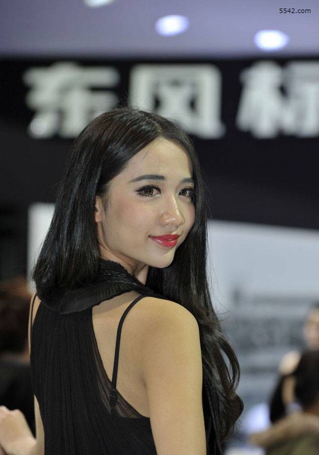 性感车模透视装现完美曲线-10