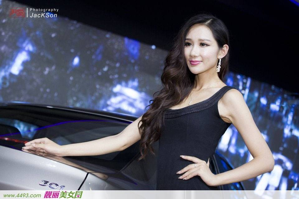 成都车展性感火辣车模