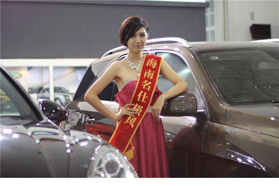 2013海南车展高清名模-3