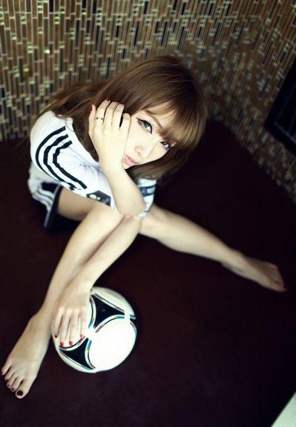 足球宝贝清纯写真-3