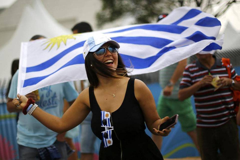 聚焦世界杯十六强美女球迷-6