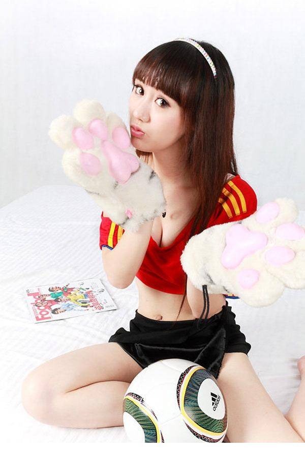 身材超棒的足球宝贝唯美私房-8