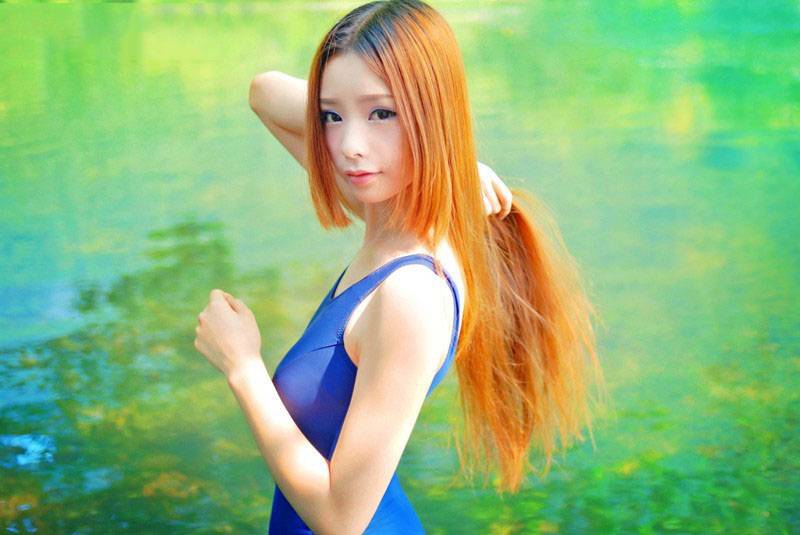 温暖冬日水中美人鱼-6