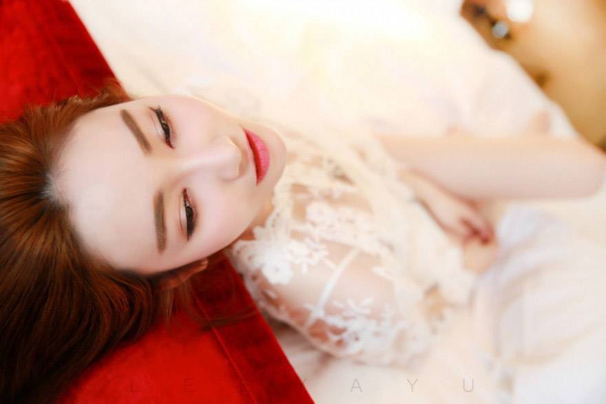 茜子媚如狐狸性感床照-6