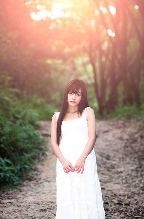 阳光照耀下的纯美天使女孩-2