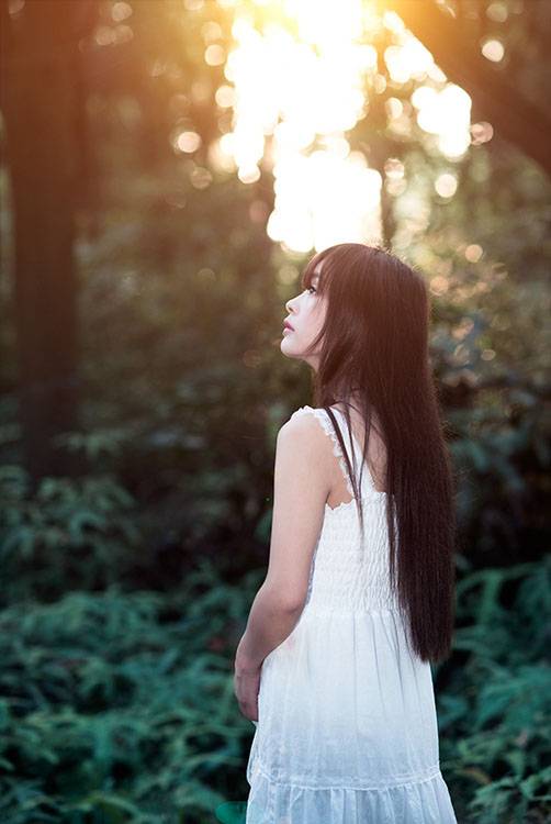 阳光照耀下的纯美天使女孩-6