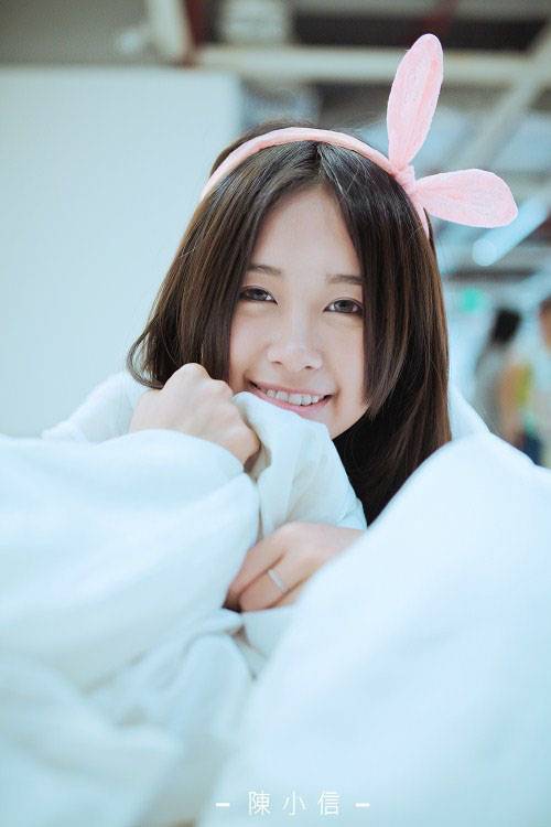可爱的小兔子那迷人的微笑-9
