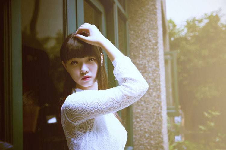 清新少女夏日里的柔美-8