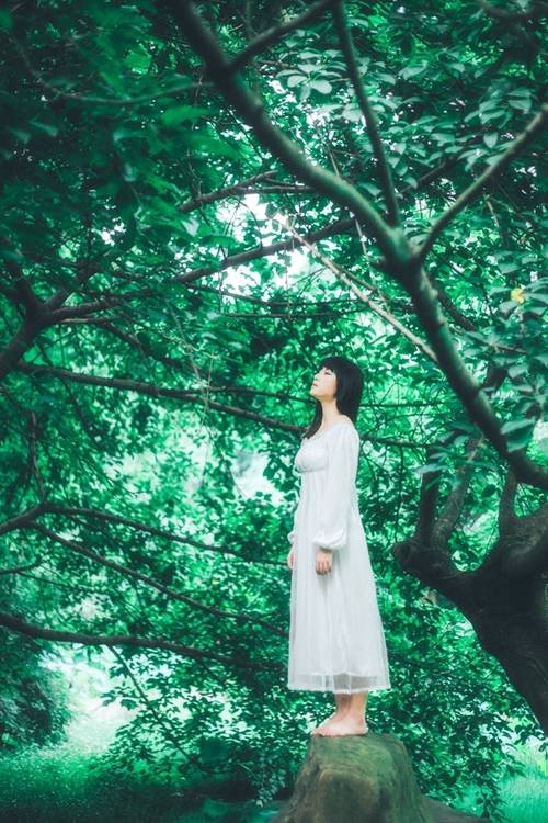 小桥流水人家美人娇艳如花