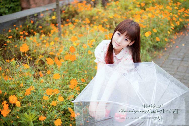 清纯复古美女街拍高清大图-5