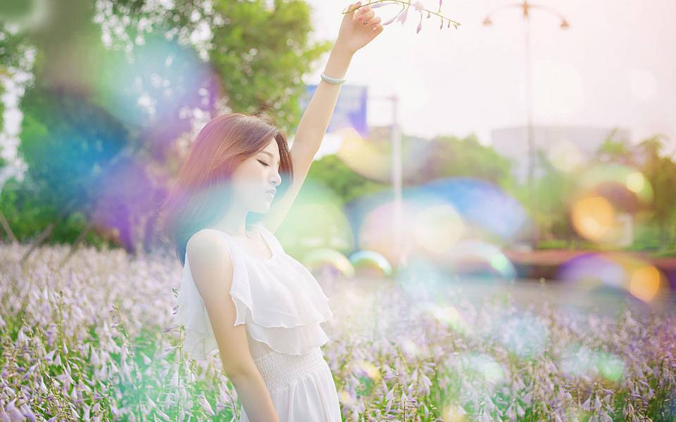 夏日清凉美女-5