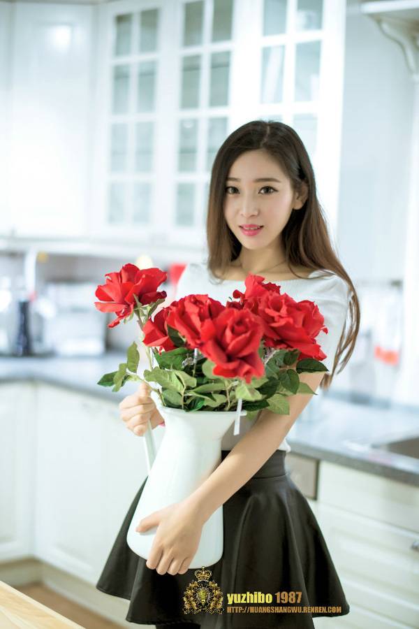 清纯校花迷人街拍甜美写真-7