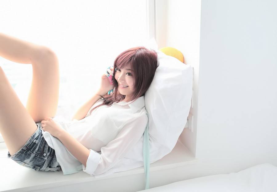 清纯MM粉嫩可爱迷人写真-9