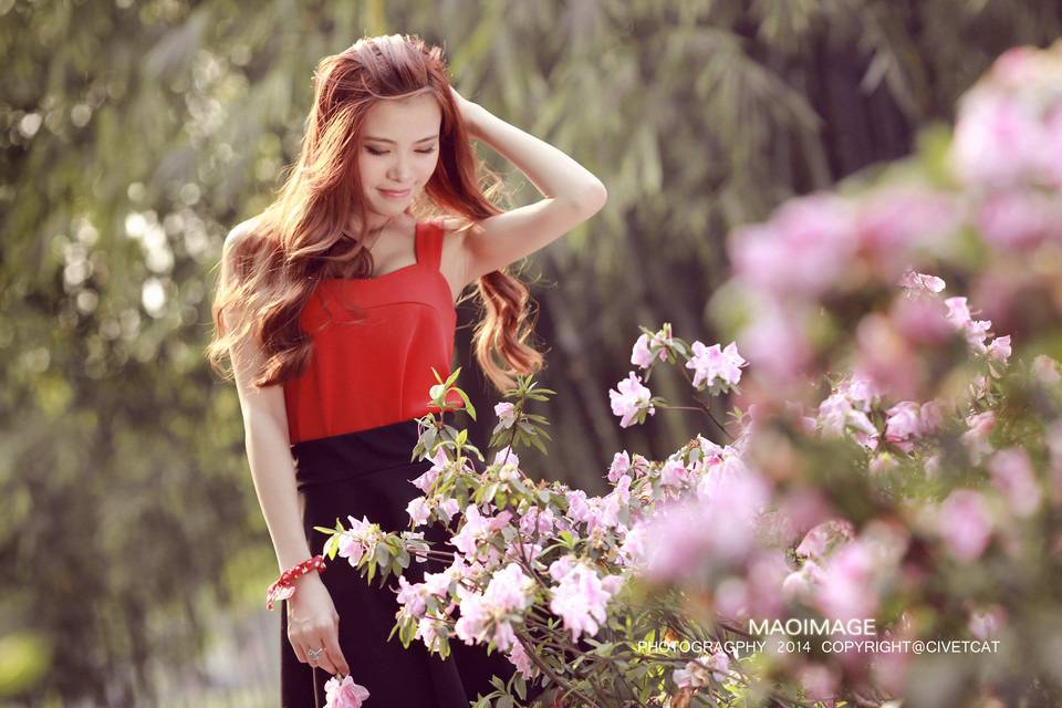 网络红人董董靓丽街拍-7