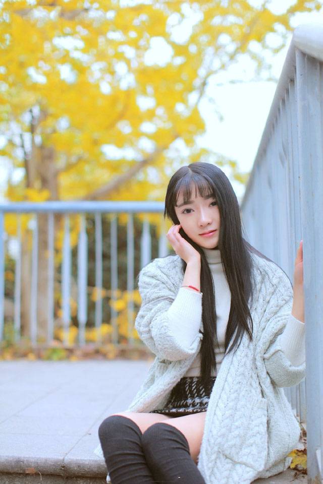 萌女孩笑靥明媚小清新写真-8