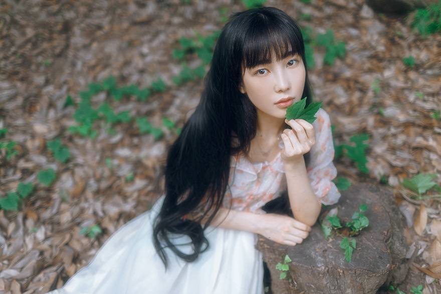 清甜女生的户外可爱-6